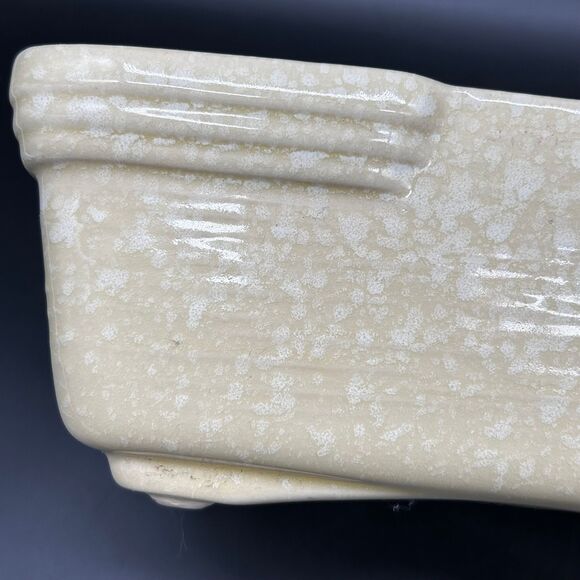 Pale Yellow Speckled USA Planter Rectangular number 37 (Fjml) - Picture 1 of 5